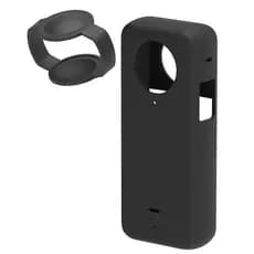 Case Silicone Para Insta360 One X3 + Capa Proteção de Câmera Silicone