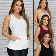 Blusa Academia feminina Bolso ) Regata Veste Legging Camisão Tapa Bumbum Camiseta Tule Roupas de Academia Dry Fit Treino