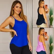 Blusa Academia feminina Alcinha ) Regata Veste Legging Camisão Tapa Bumbum Camiseta Roupas de Academia Dry Fit Treino
