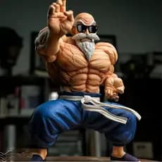 🔥Kame Musculoso🔥Perfeito para fãs e colecionadores de anime! Figura detalhada do Mestre Kame pintura de alta qualidade🎁