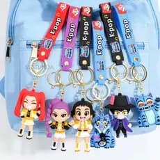 🎵💜Chaveiro Kpop  3D Idol Coreano Girl Group Fofo – fandom Kpop Para Mochila Bolsa Presente Fã Kpop dorama coreano girl