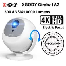 Projetor XGODY 1080P Full HD 4K 300ANSI Android 11 Foco Elétrico BT5.0 WiFi6 Para Uso Doméstico/Externo Compatível Com S