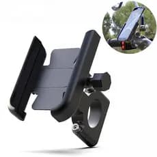 Suporte De Celular Liga De Alumínio Para Motocicleta/Bicicleta De 4-7 Polegadas/GPS De Smartphone 20-30mm Moto Suporte