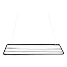 Varal de Teto Preto Mor 1,20m x 56cm Preto – Compacto e Resistente