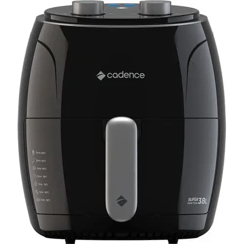 Fritadeira Sem Óleo Super Cook Fryer Frt410 3,8L Cadence Cor Preto 127V