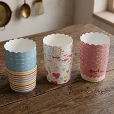 12 Forminhas De Papel Bolos E Cupcake Sortidas Descartável Sortidas