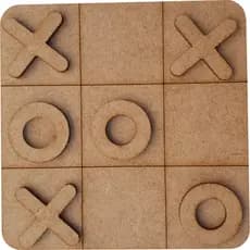 10 Jogos Da Velha Mdf 10cm Brinquedo Presente Lembrança Kit
