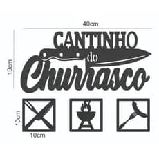 Cantinho do churrasco com Quadros decorativos