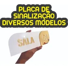Placas de Sinalização Personalizadas A Partir de 5und