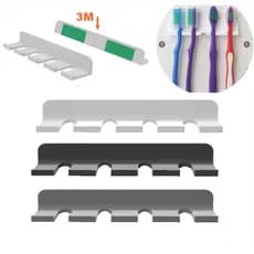 Suporte Porta Escovas Dental - 3M de Parede e Armários