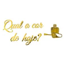 Frase Qual A Cor De Hoje? Em Acrílico Salão Esmalte Manicure