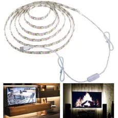 ILIFE DC 5V Tiras USB LED 2835 Com Botão De Liga E Desliga Branco Quente  Luz de fundo da TV 2-5 M