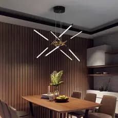 Lustre pós-moderno nórdico para sala de estar 110v-220 80cm