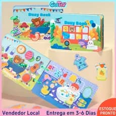Livro de Atividades Montessori  Quebra-cabeça de Números e Correspondência para Leitura e Colagem, Brinquedo Educativo