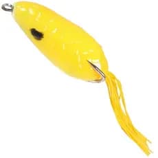 Isca Artificial Frog Cabeca De Cobra Amarelo Para Traira Trairao Tucunare Robalos Bass