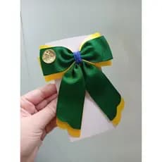 laço da copa do Brasil/verde e amarelo