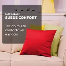 Capa de Almofada em Suede Veludo Premium 40cmx40cm - Várias Cores