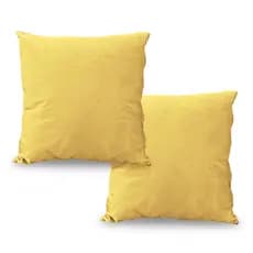 Kit Com 02 Capas Para Almofadas Decorativas Tecido Suede 40x40 Confortavel