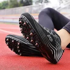 Tênis de corrida Spikes Student Exam Competição Short Running Jumping Track and Field Shoes Sapatos de treinamento espor