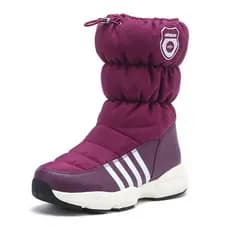 W Winter Sapatos De Algodão Femininos De Velo-Fleece