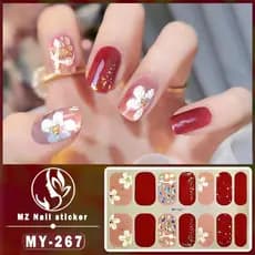 Adesivos de unhas 5D em Gel sem cozimento, adesivos completos para Manicure, à prova d'água, imitação de diamante, adesi
