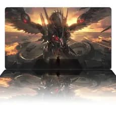 YuGiOh Cyber Dragon Infinito Playmat TCG CCG Jogo De Tabuleiro Tapete De Cartas De Negociação Anime Mouse Pad De Borrach