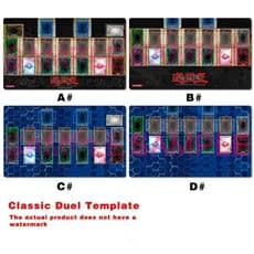 YuGiOh Clássico Tapete De Jogo De Tabuleiro Duelo Modelo TCG CCG Playmat Cartas De Negociação Borracha Mouse Pad De Jogo