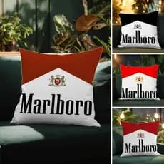 Moda De Luxo-M-MarlboroS-S Fronha Quadrada Dupla Face Impressão Capa De Almofada Para Sofá Casa Camachamber Decoração Pr