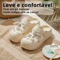 Leve silencioso plataforma gruesa sapatos buracos mulheres bag toe anticolisão chinelos fechados anti-deslizamento praia