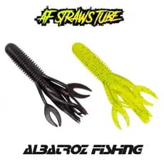 Isca Artificial Soft Albatroz Straws Tube 10cm 8,6g 2 Unidades Traíras