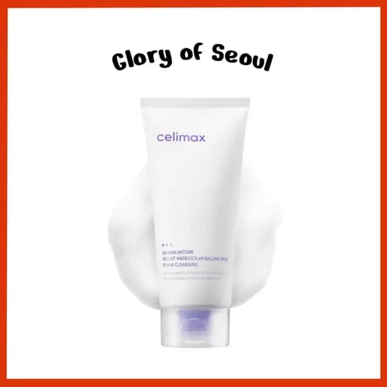 CELIMAX Derma Nature Relief Madecica Espuma De Limpeza Balanceadora De pH, 150ml