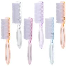 5pcs Pincéis De Limpeza De Pó De Unhas De Plástico Remover Escovas