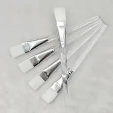 10pcs Máscara Facial Pincéis De Escova Aplicadora De Cristal Transparente Para Aplicação