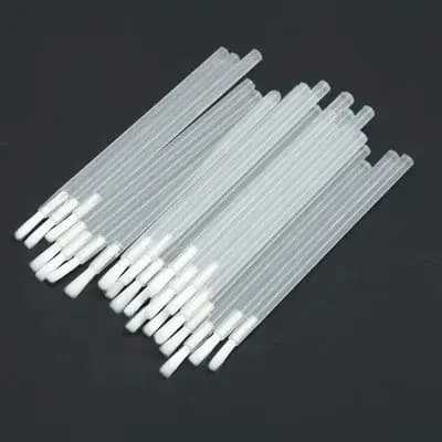 Pincel De Maquiagem Labial Com Cabo Transparente , 50 Peças , Aplicador Descartável , Cabelo De Nylon Pintura