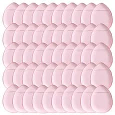 50 Pçs Mini Dedo Puff Maquiagem Esponja Puffs Corretivo Fundação Almofada De Ar Ferramenta Cosmética Seco Molhado Para M
