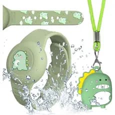 Pulseira E Colar Infantil AirTag [IP53] Capa À Prova D'água Oculta Para Air Tag Proteção De Corpo Inteiro AirTags