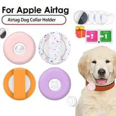 Suporte Para Coleira Airtag Dog Collar , Capa De Silicone , Air Tag Compatível Com Pet Collars Loop Acessórios Mochila