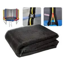 Rede De Cama Elástica 2,44 Metros Nylon Com Ziper Proteçao