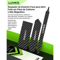Espatulas De Desmontagem Em Fibra De Carbono LUOWEI LW-T01/T02/T03