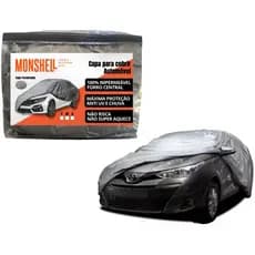 Capa Para Cobrir Carro 100% Impermeável Proteção Raios Solares Uv Chuva Granizo Vento Anti Risco