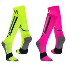 Kit 2 Pares Meia Poliamida Compressão Alta Esportivas Ciclismo Corrida Ortopédica Varizes Masculina