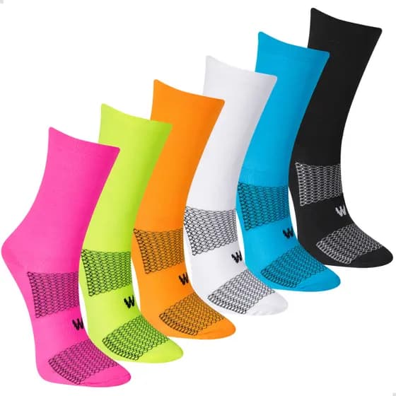Kit 2 Pares Meia Performance Up Cano Alto Esportiva Corrida Ciclismo Treino Conforto Unissex Leve