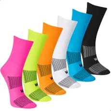 Kit 2 Pares Meia Performance Up Cano Alto Esportiva Corrida Ciclismo Treino Conforto Unissex Leve