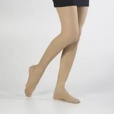 Meia Calça Feminina Fio 20 Fina Efeito Transparente Invisível Social Clássica Elegante Poliamida