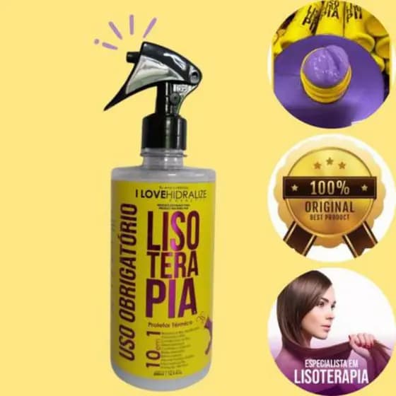 Protetor térmico 10 em 1 Lisoterapia Meu liso 500 ml