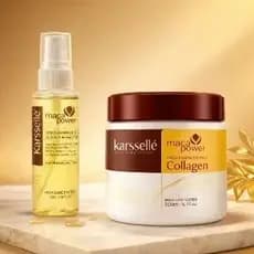 Kit Karsel Máscara de Colágeno 500ml  e Óleo de Argan