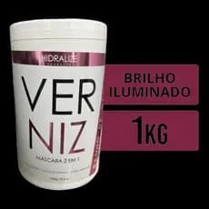 Máscara De Hidratação Nutrição Capilar 2 Em 1 Creme Banho de Verniz Pote de 1Kg