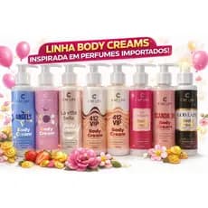 Kit 14 hidratantes corporais inspirado em Perfumes Importados Body Cream 125ml cada unidade Cap Life