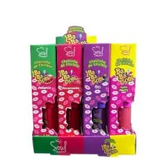 Lip Gloss Babasoul Cheirinho de Chiclete kit 4 unid Soul Cosmeticos 4 ml