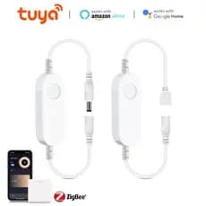 DC12-24V Zigbee 3.0 WiFi LED Controller Dimmer For CCT RGB LED Strip Tuya Gateway Hue Bridge SmartThing Alexa Google